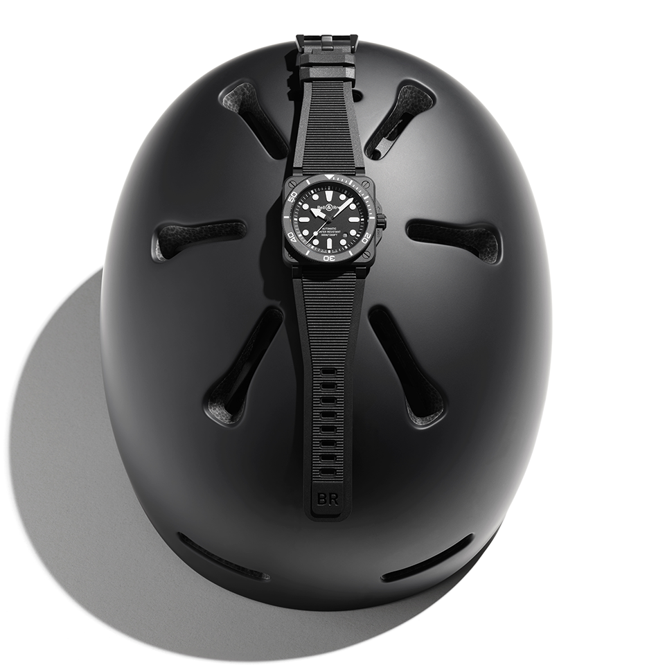 Bell & Ross BR-03 Automatic 42mm Watch BR03A-D-BL-CE/SRB