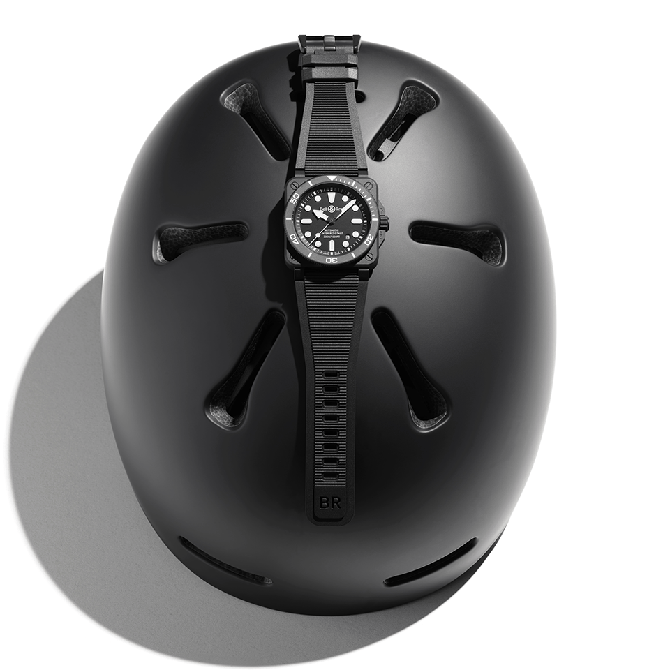 Bell & Ross BR-03 Automatic 42mm Watch BR03A-D-BL-CE/SRB