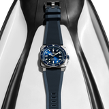 Bell & Ross BR-03 Automatic 42mm Watch BR03A-D-BLU-ST/SRB