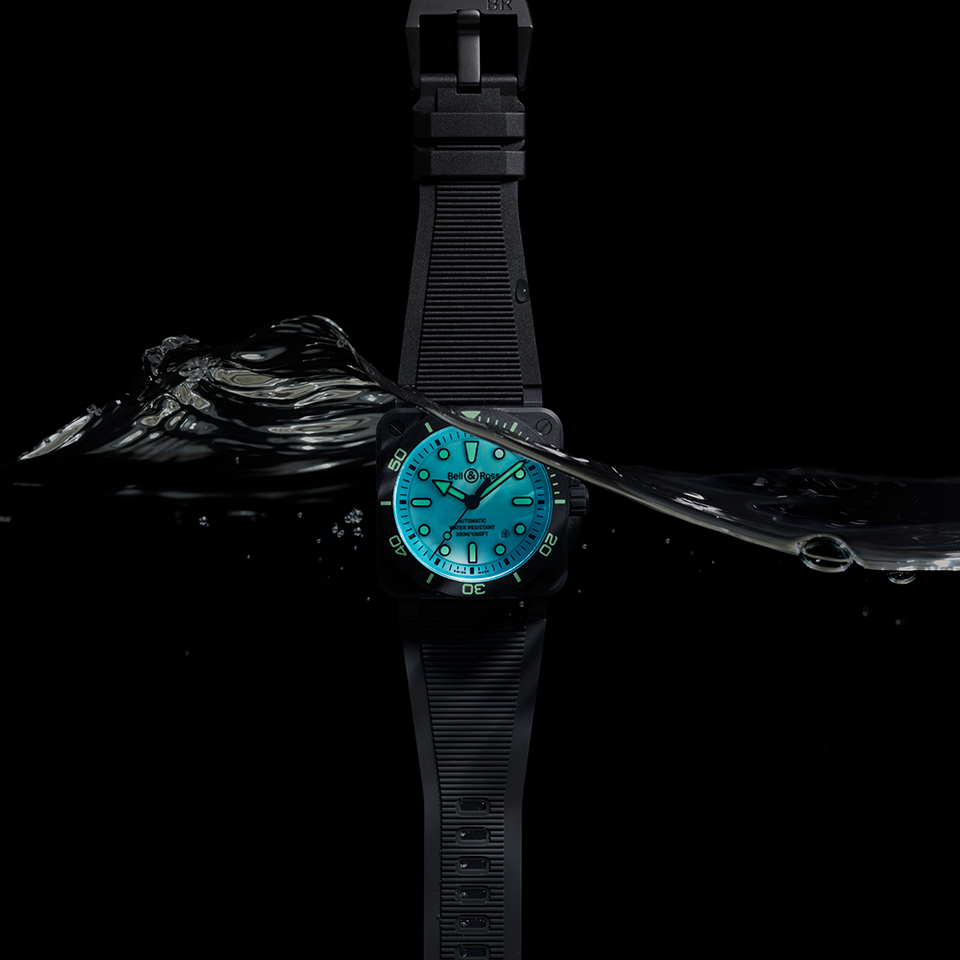 Bell & Ross BR-03 Automatic 42mm Watch BR03A-D-LM-CE/SRB