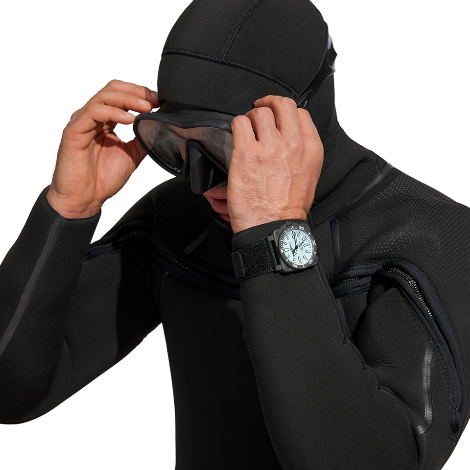 Bell & Ross BR-03 Automatic 42mm Watch BR03A-D-LM-CE/SRB