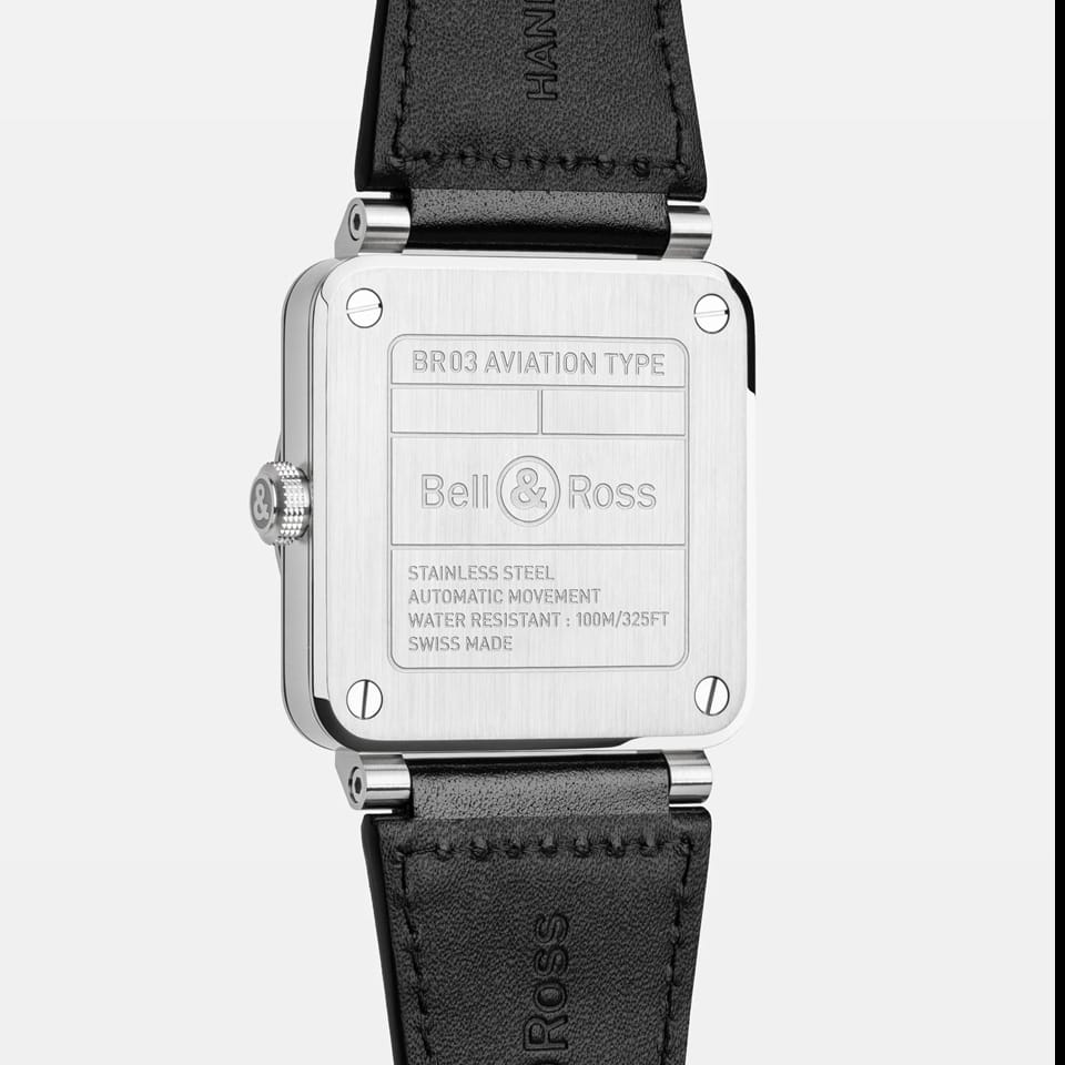 Bell & Ross BR-03 Steel Green Automatic 41mm Watch BR03A-GN-ST/SCA