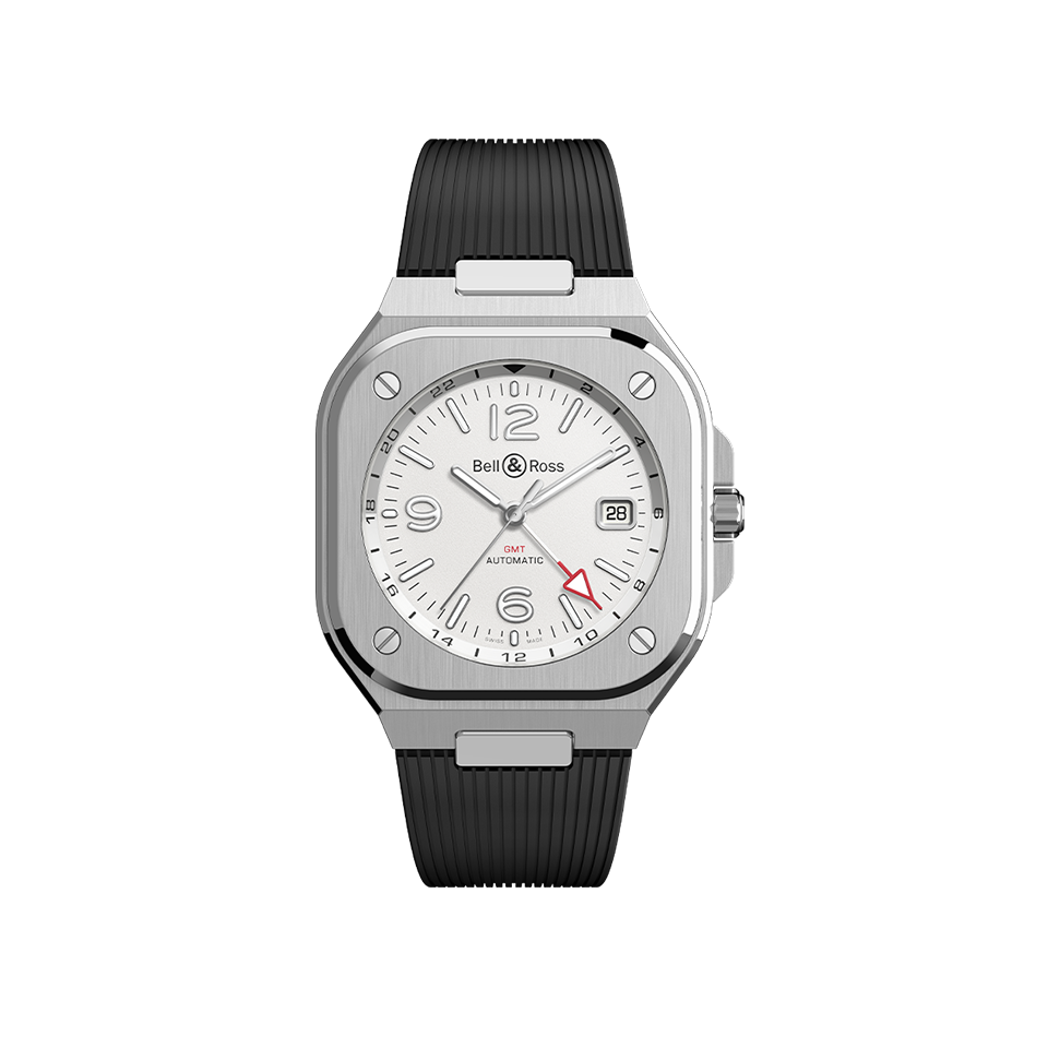 BELL & ROSS BR 05 GMT WHITE RUBBER