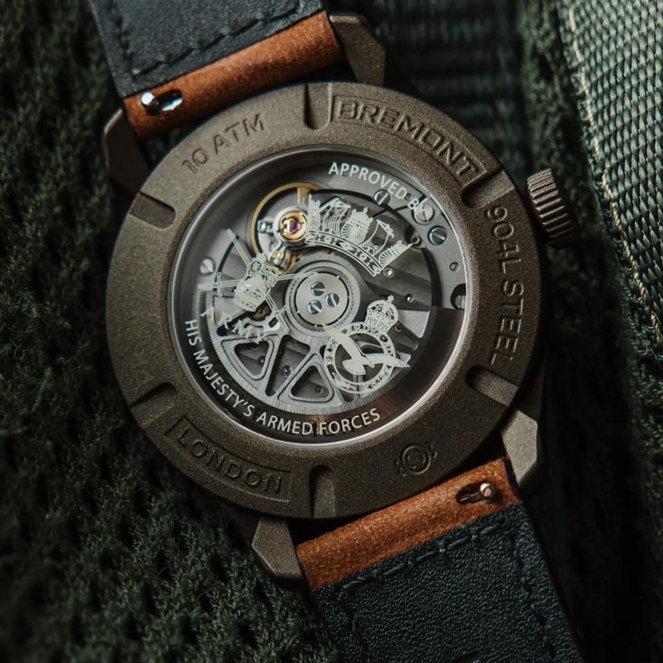 Bremont Altitude Automatic 39mm Watch ALT39-DT-SSCR-BK-HMAS