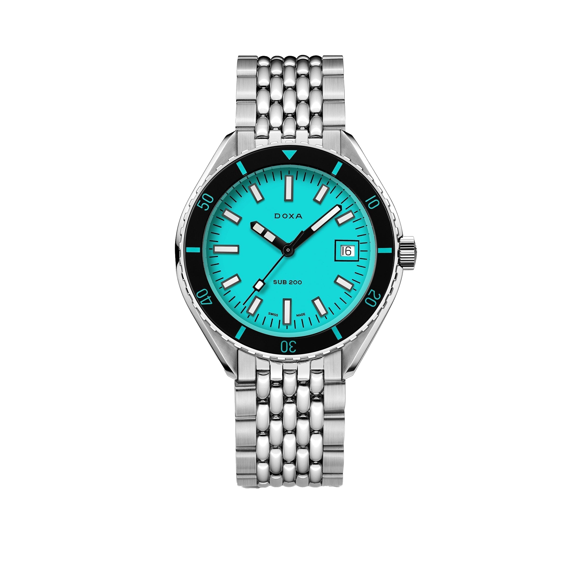 DOXA SUB 200 Aquamarine Stainless Steel Bracelet 799.10.241.10