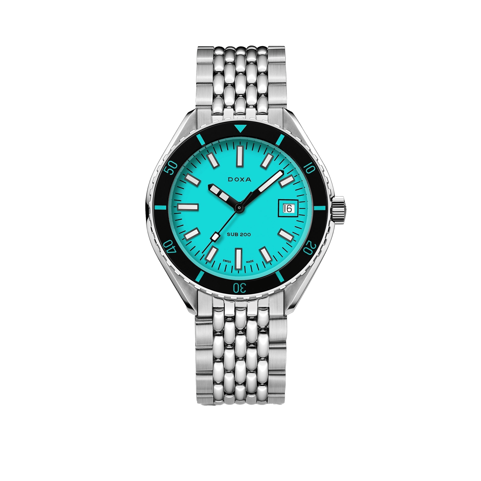 DOXA SUB 200 Aquamarine Stainless Steel Bracelet 799.10.241.10