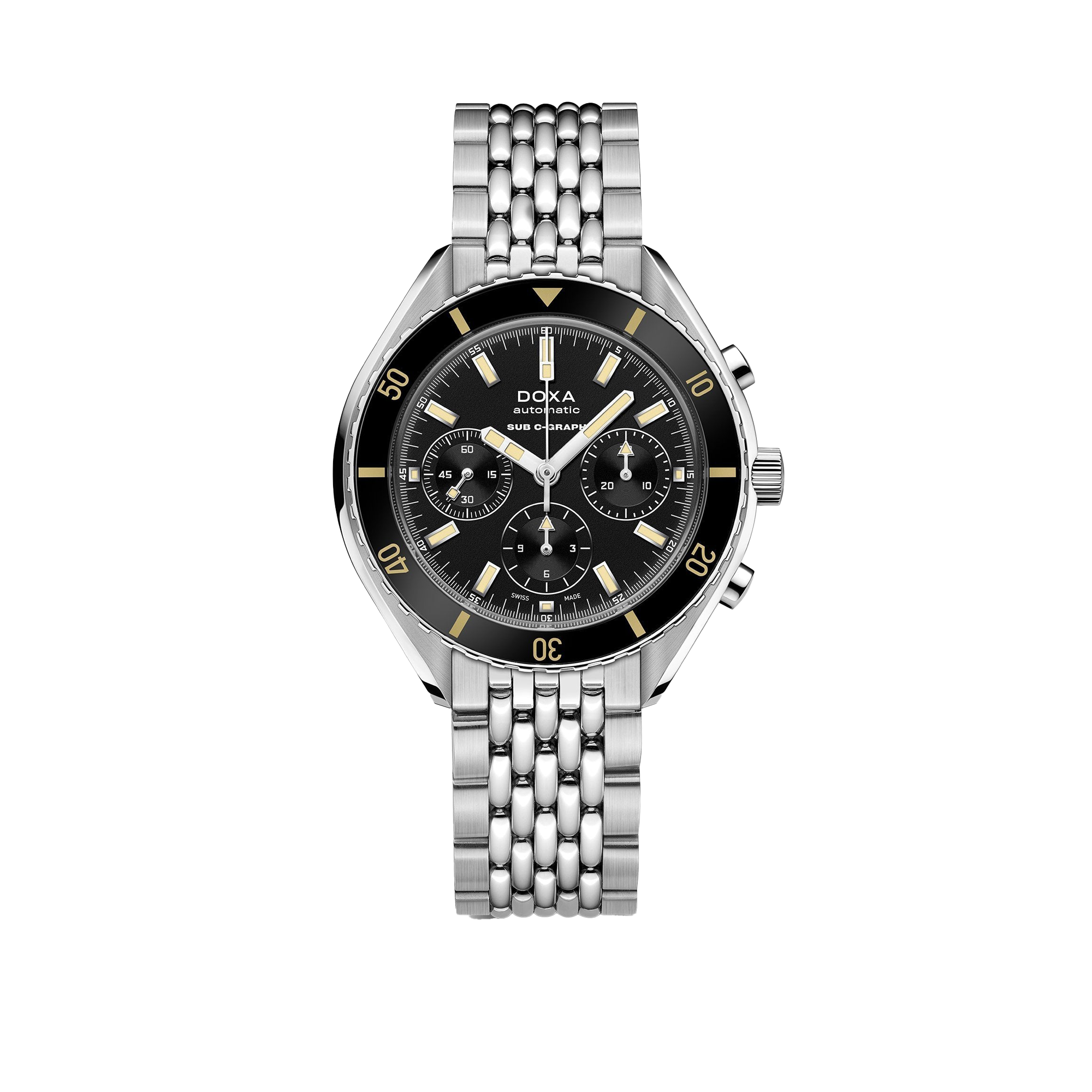 DOXA SUB 200 C-GRAPH Sharkhunter Stainless Steel Bracelet 798.10.101.10