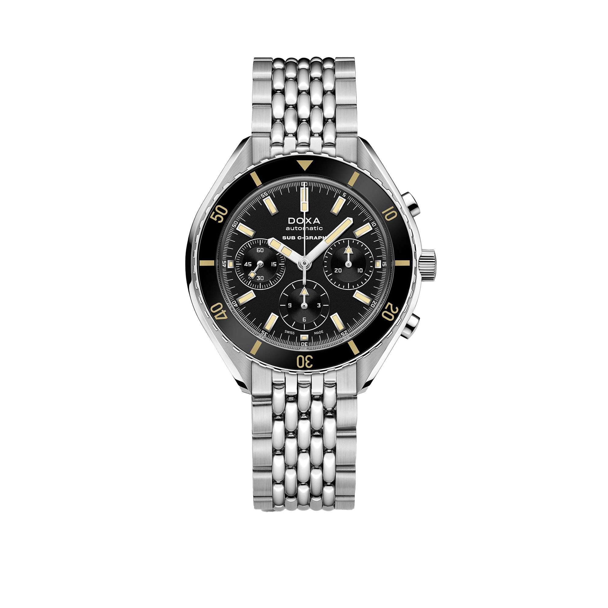 DOXA SUB 200 C-GRAPH Sharkhunter Stainless Steel Bracelet 798.10.101.10