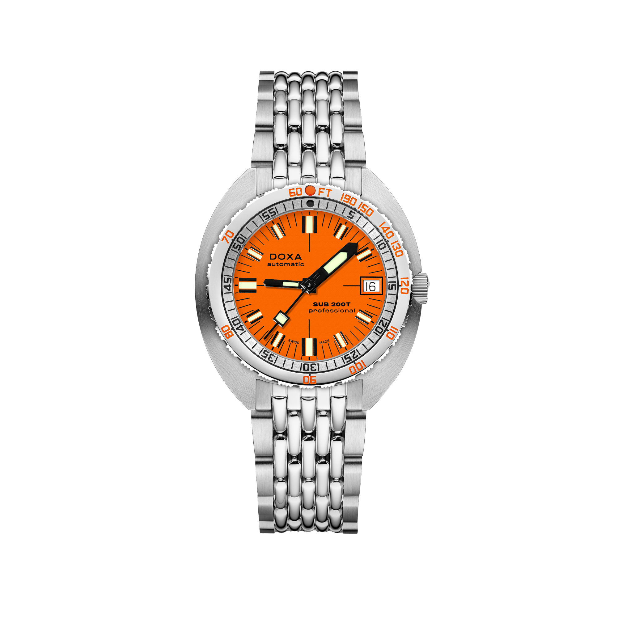 DOXA SUB 200T Professional Stainless Steel Bracelet 804.10.351.10