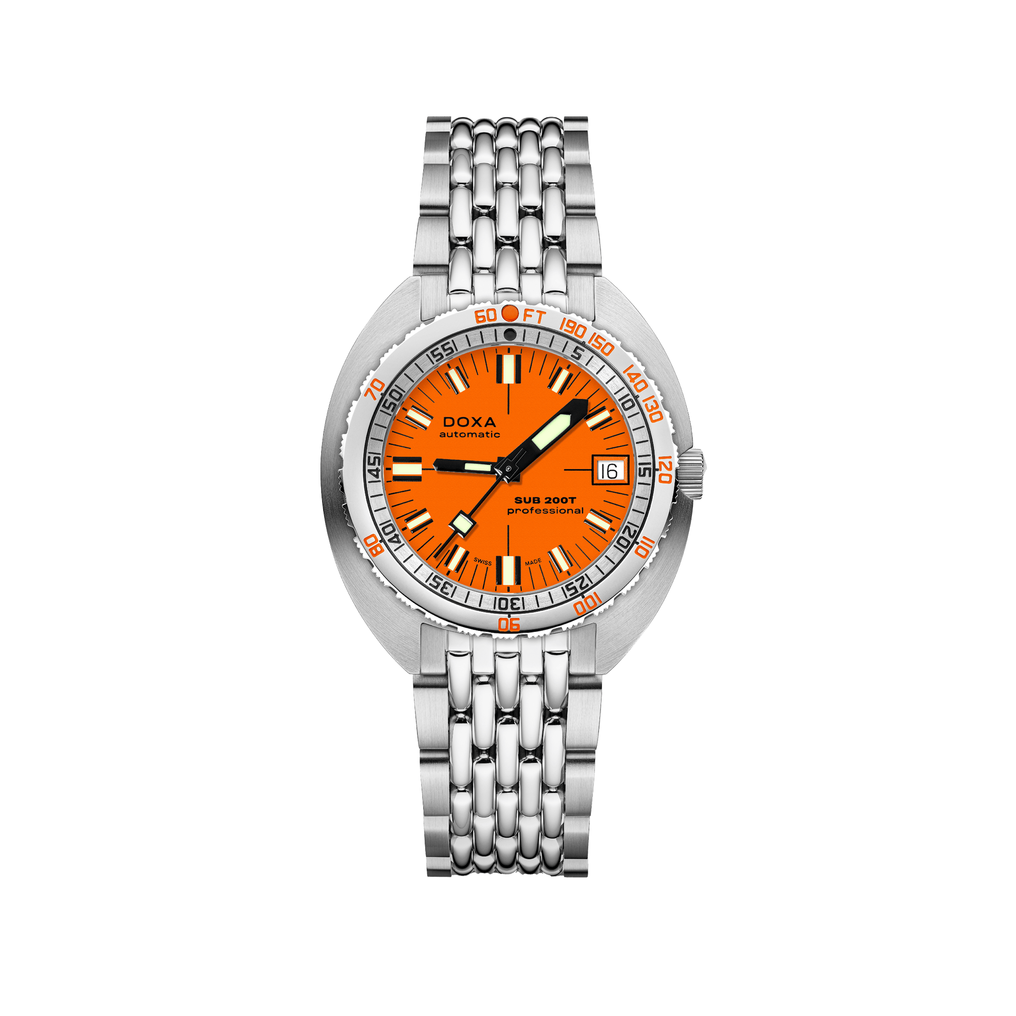 DOXA SUB 200T Professional Stainless Steel Bracelet 804.10.351.10