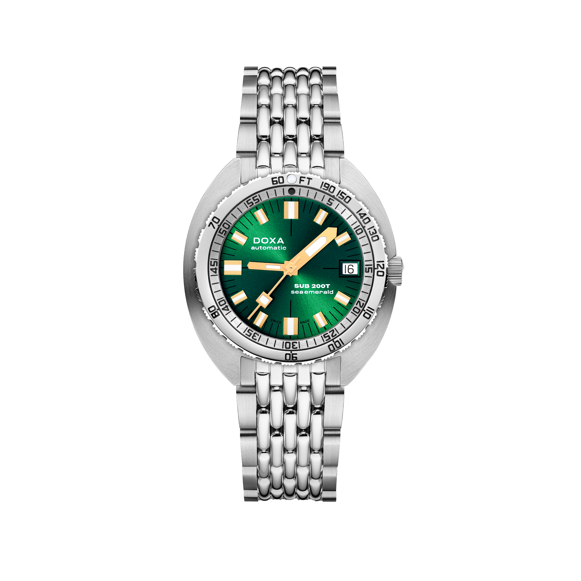 DOXA SUB 200T Sea Emerald Stainless Steel Bracelet 804.10.131S.10