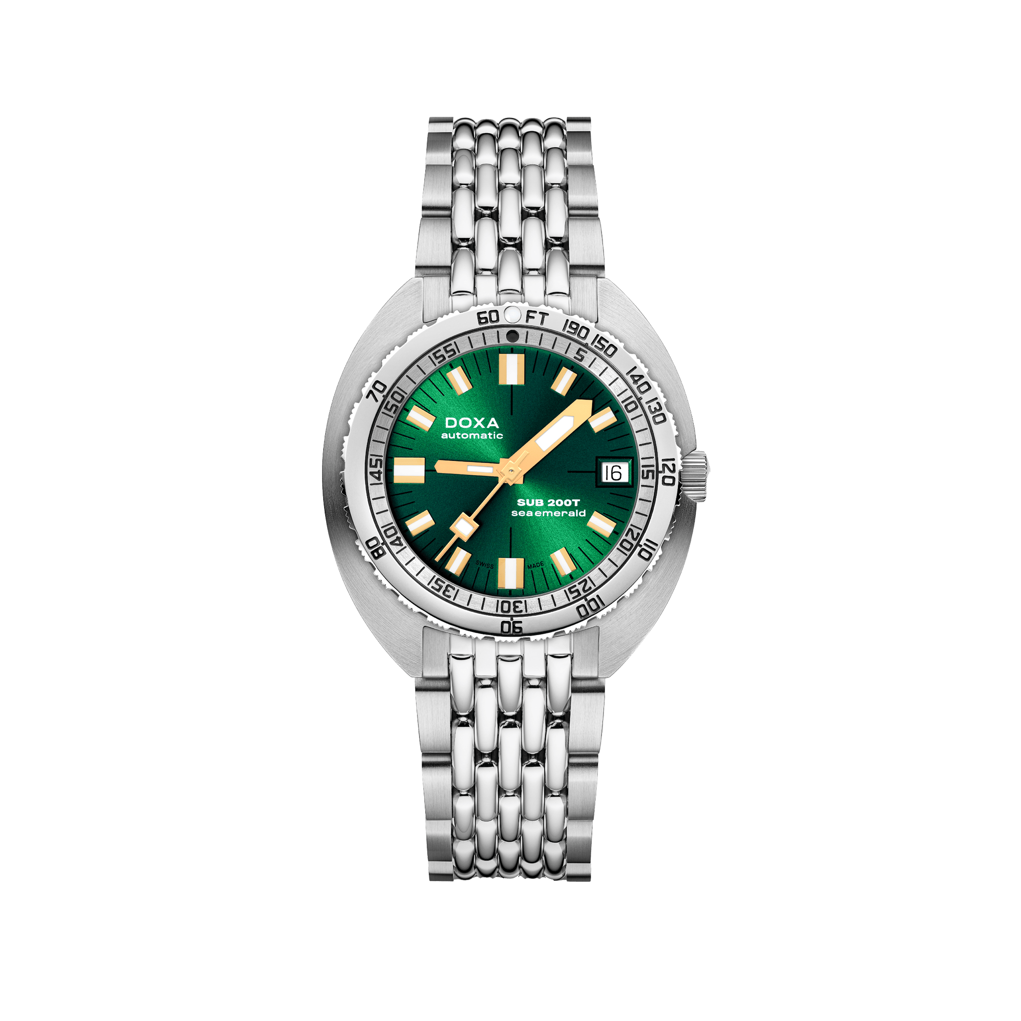 DOXA SUB 200T Sea Emerald Stainless Steel Bracelet 804.10.131S.10