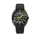 DOXA SUB 300 Carbon Aqua Lung US Divers Sharkhunter Rubber Strap 822.70.101AQL.20
