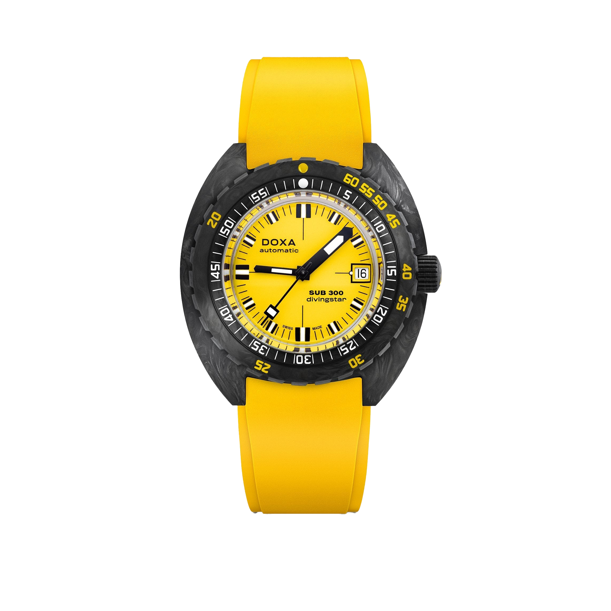DOXA SUB 300 Carbon Divingstar Rubber Strap 822.70.361.31