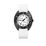 DOXA SUB 300 Carbon Whitepearl Rubber Strap 822.70.011.23