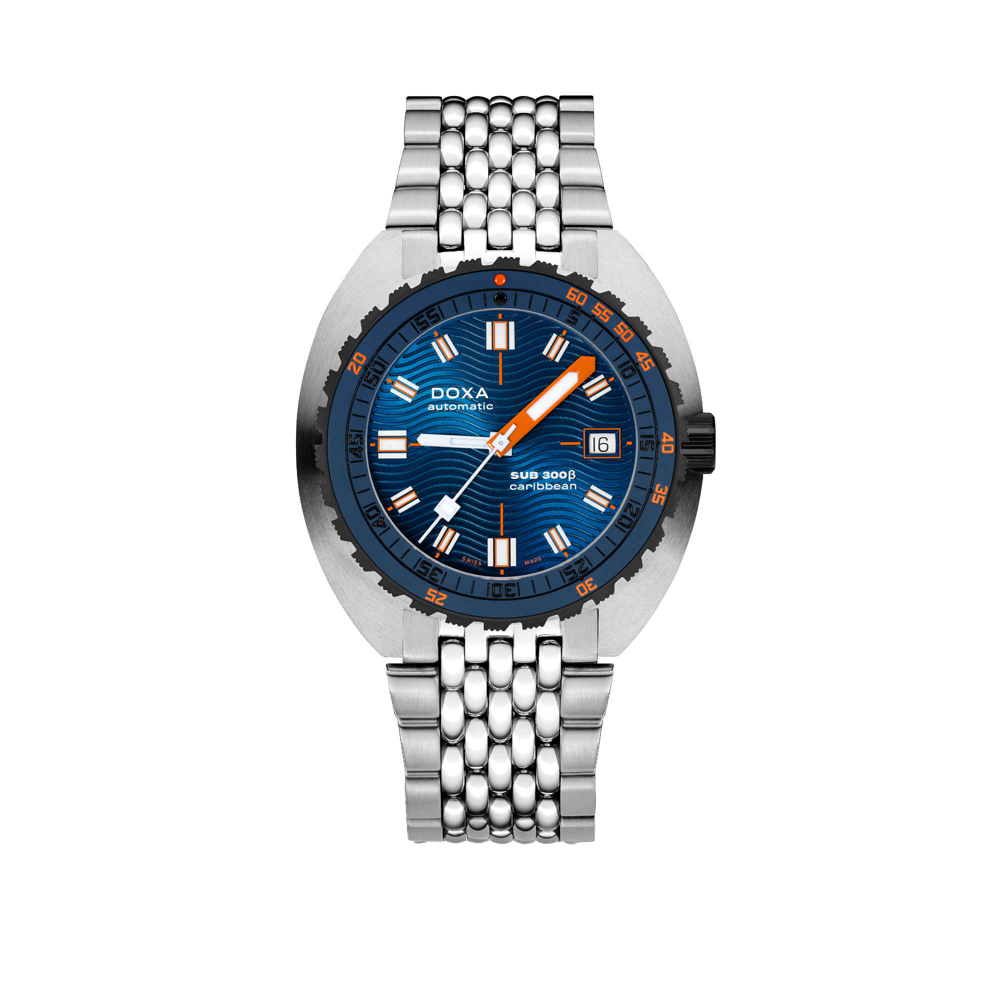 DOXA SUB 300 Caribbean Beta Stainless Steel Bracelet 830.10.201.10