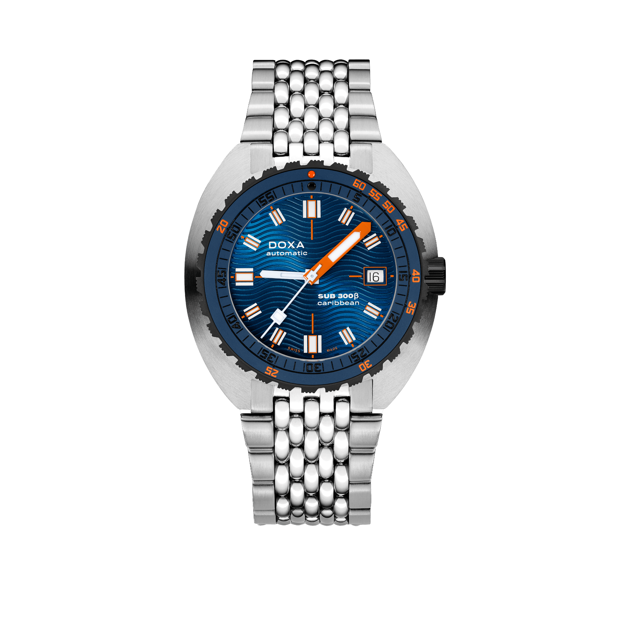 DOXA SUB 300 Caribbean Beta Stainless Steel Bracelet 830.10.201.10