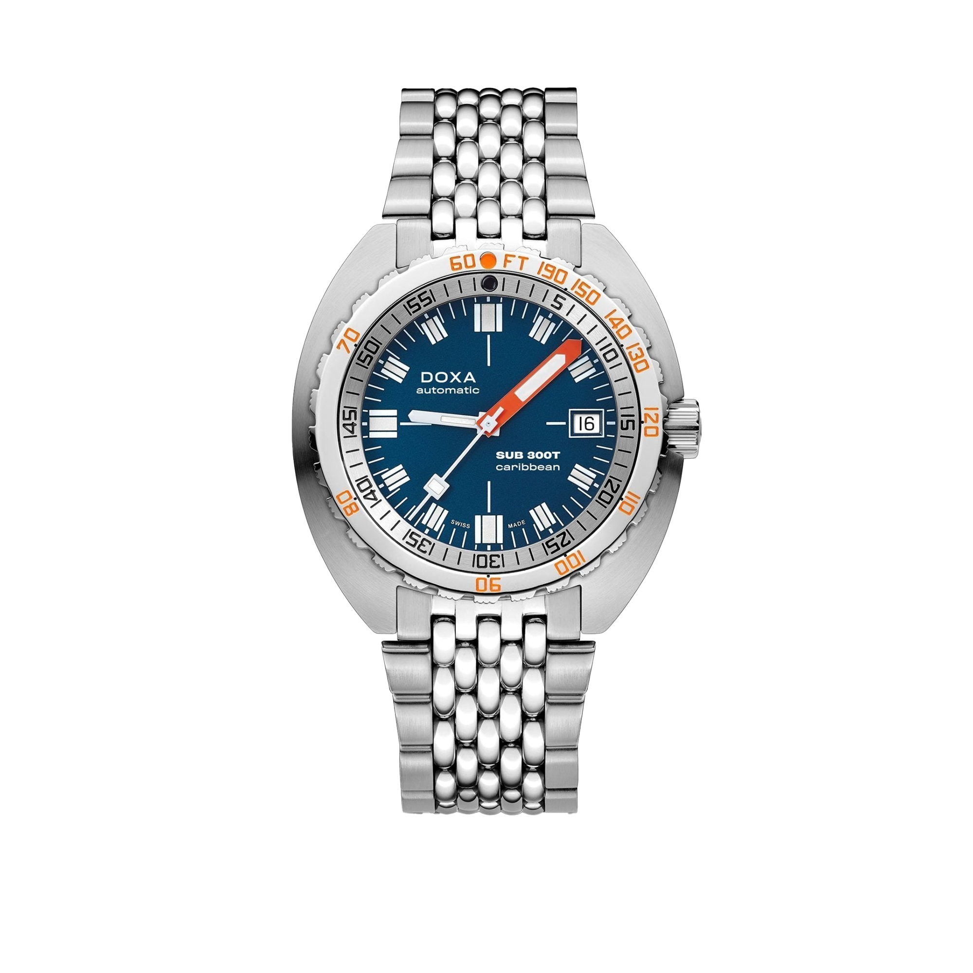 DOXA SUB 300T Caribbean Stainless Steel Bracelet 840.10.201.10