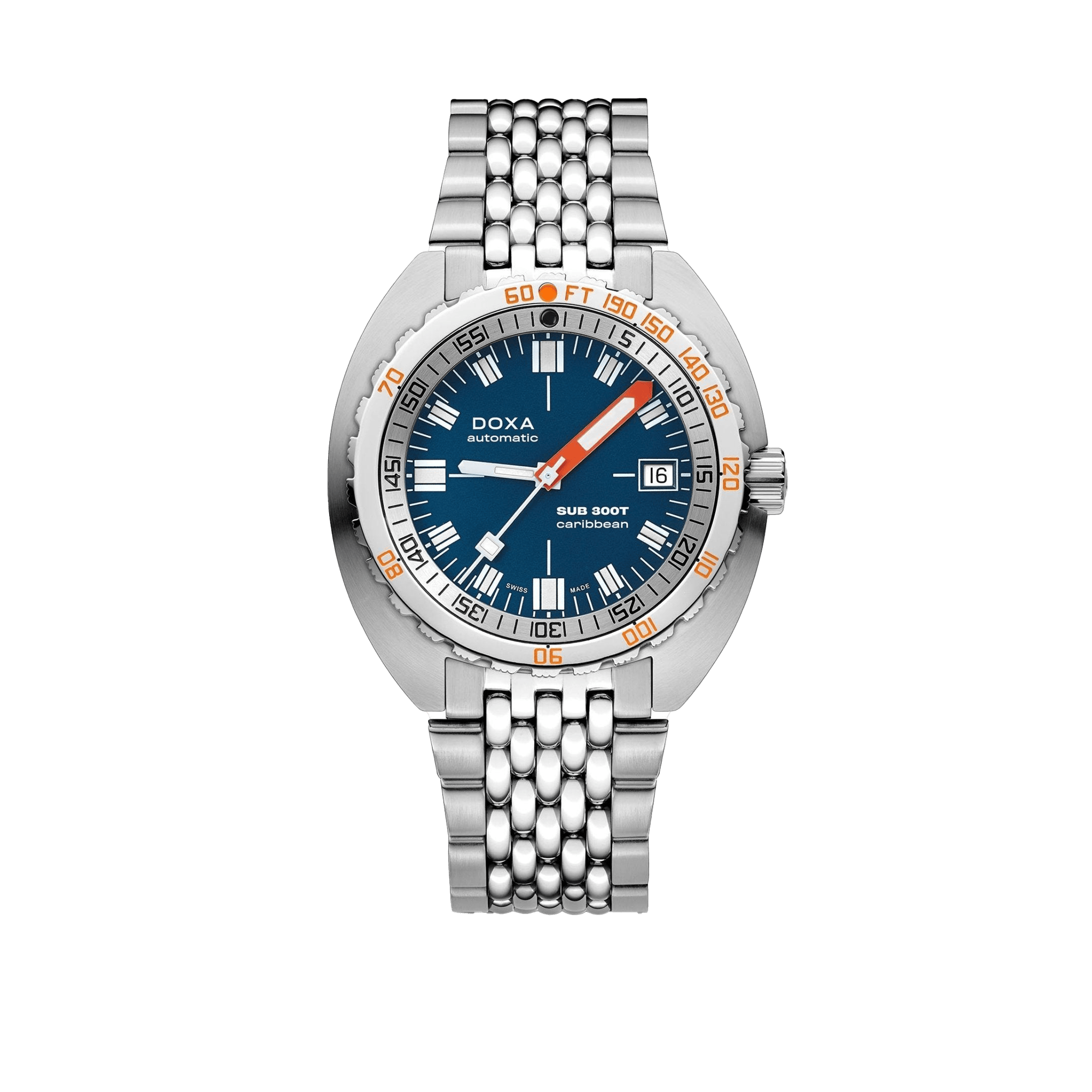 DOXA SUB 300T Caribbean Stainless Steel Bracelet 840.10.201.10