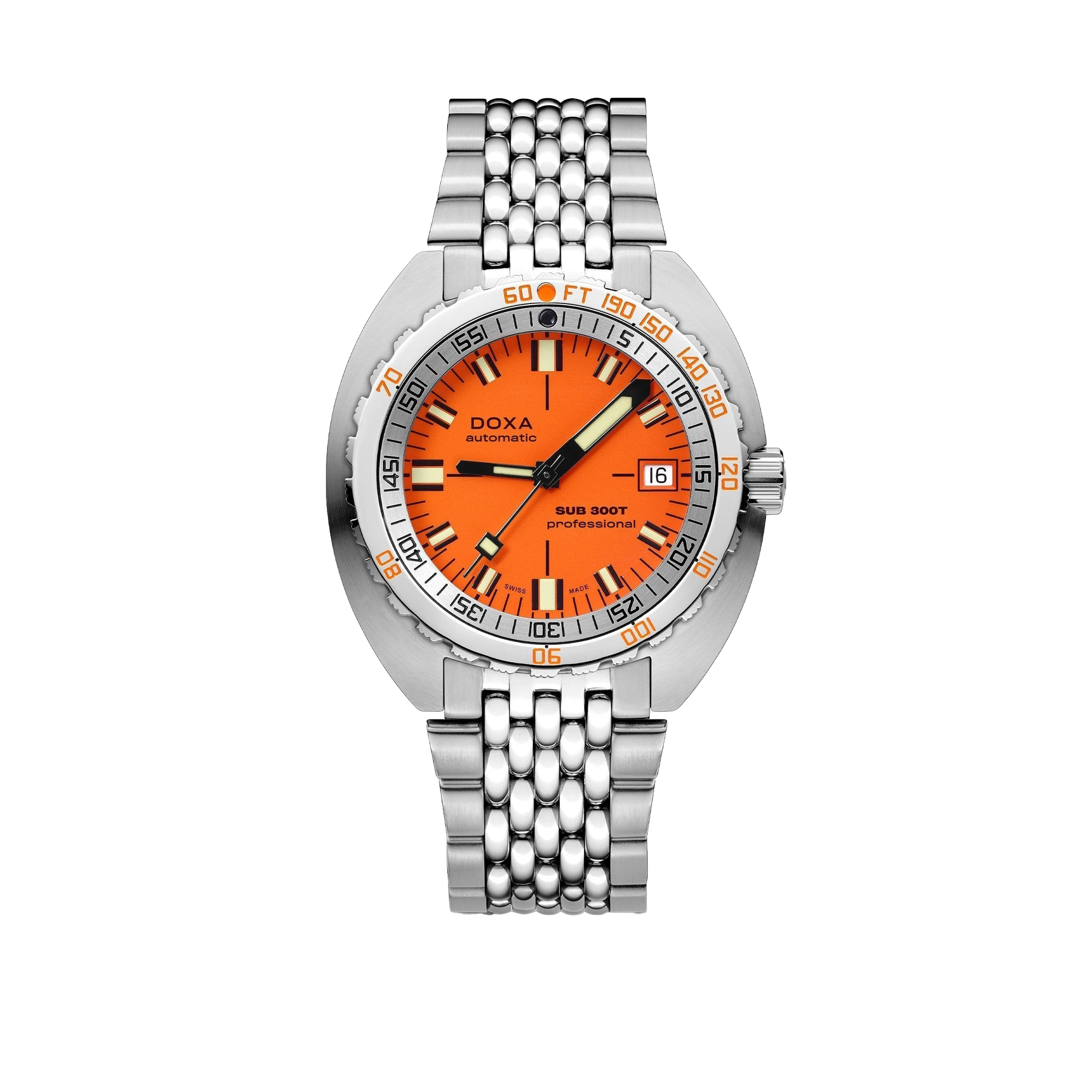 DOXA SUB 300T Professional Stainless Steel Bracelet 840.10.351.10