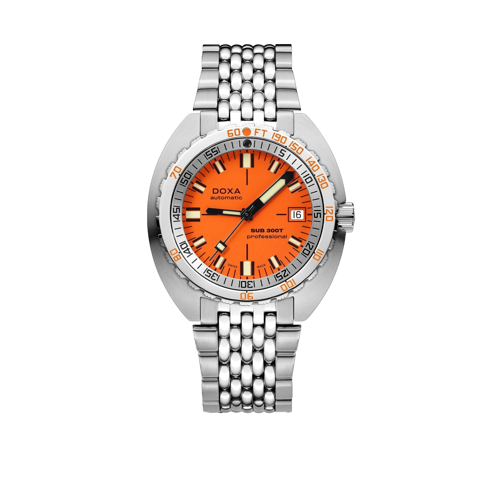 DOXA SUB 300T Professional Stainless Steel Bracelet 840.10.351.10
