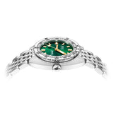 DOXA SUB 200T Sea Emerald Automatic 39mm Watch 804.10.131S.10 - side profile showing the impressive case size