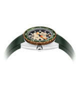 DOXA Army Green Stainless Steel & Bronze Rubber Strap 785.60.031.26