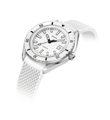 DOXA SUB 200 Whitepearl Stainless Steel Rubber Strap 799.15.011.23