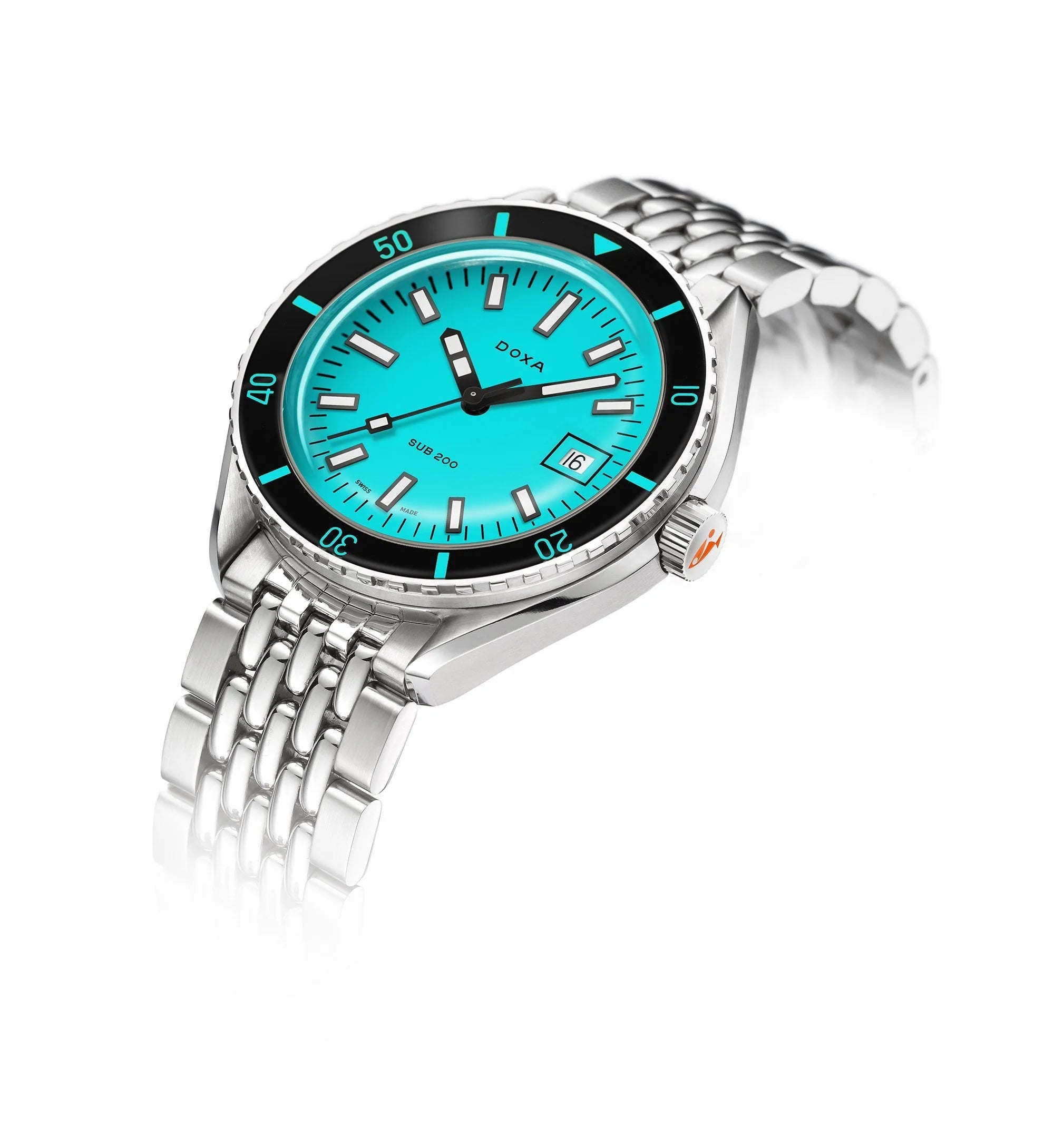 DOXA SUB 200 Aquamarine Stainless Steel Bracelet 799.10.241.10