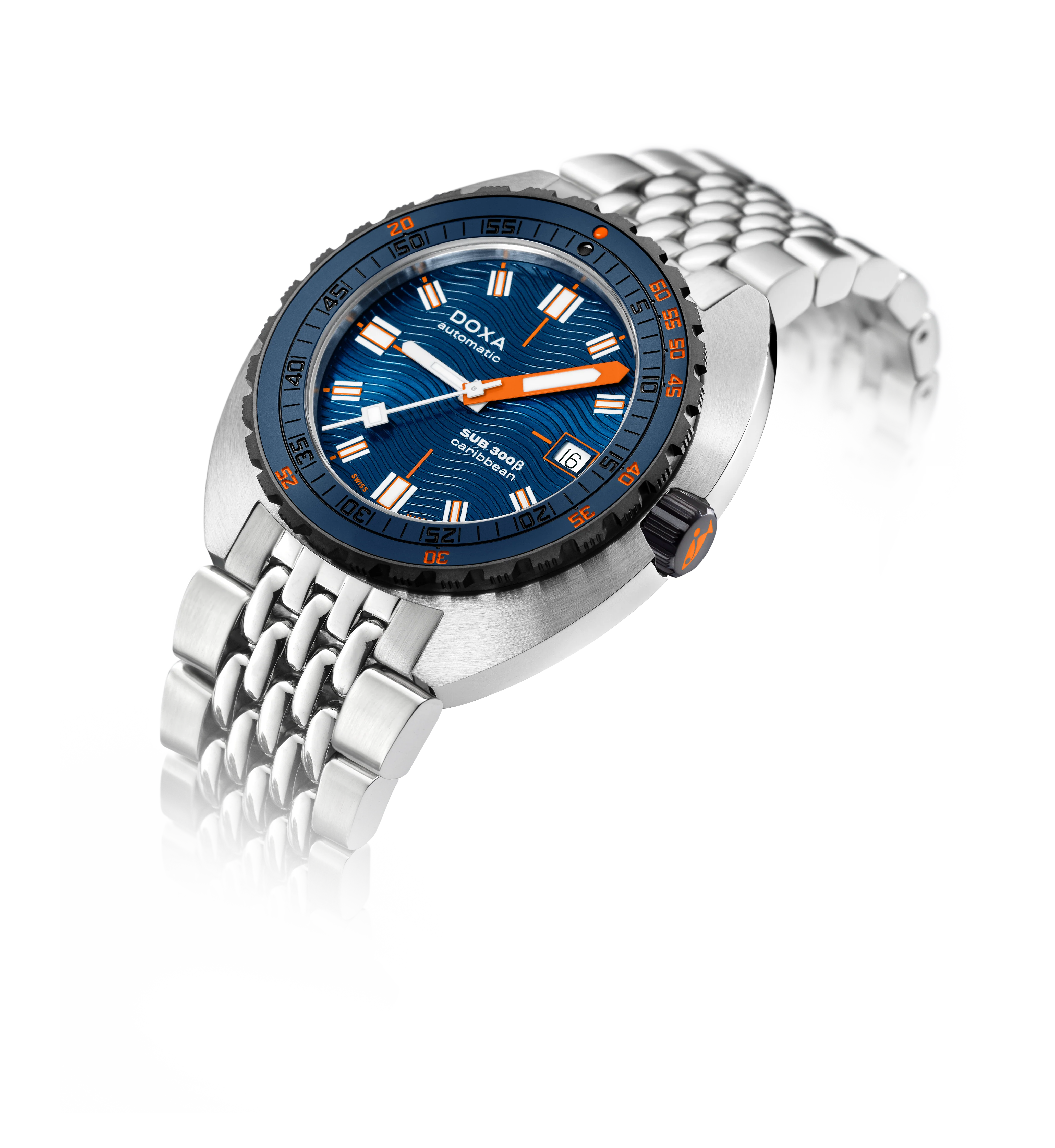 DOXA SUB 300 Caribbean Beta Stainless Steel Bracelet 830.10.201.10