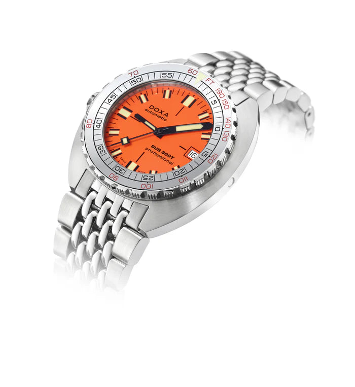 DOXA SUB 300T Professional Aristera Stainless Steel Bracelet & NATO Strap 840.10.351.10-SE10