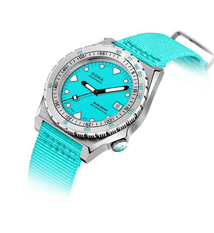 DOXA SUB 600T Aquamarine Stainless Steel NATO Strap 862.10.241.25-N