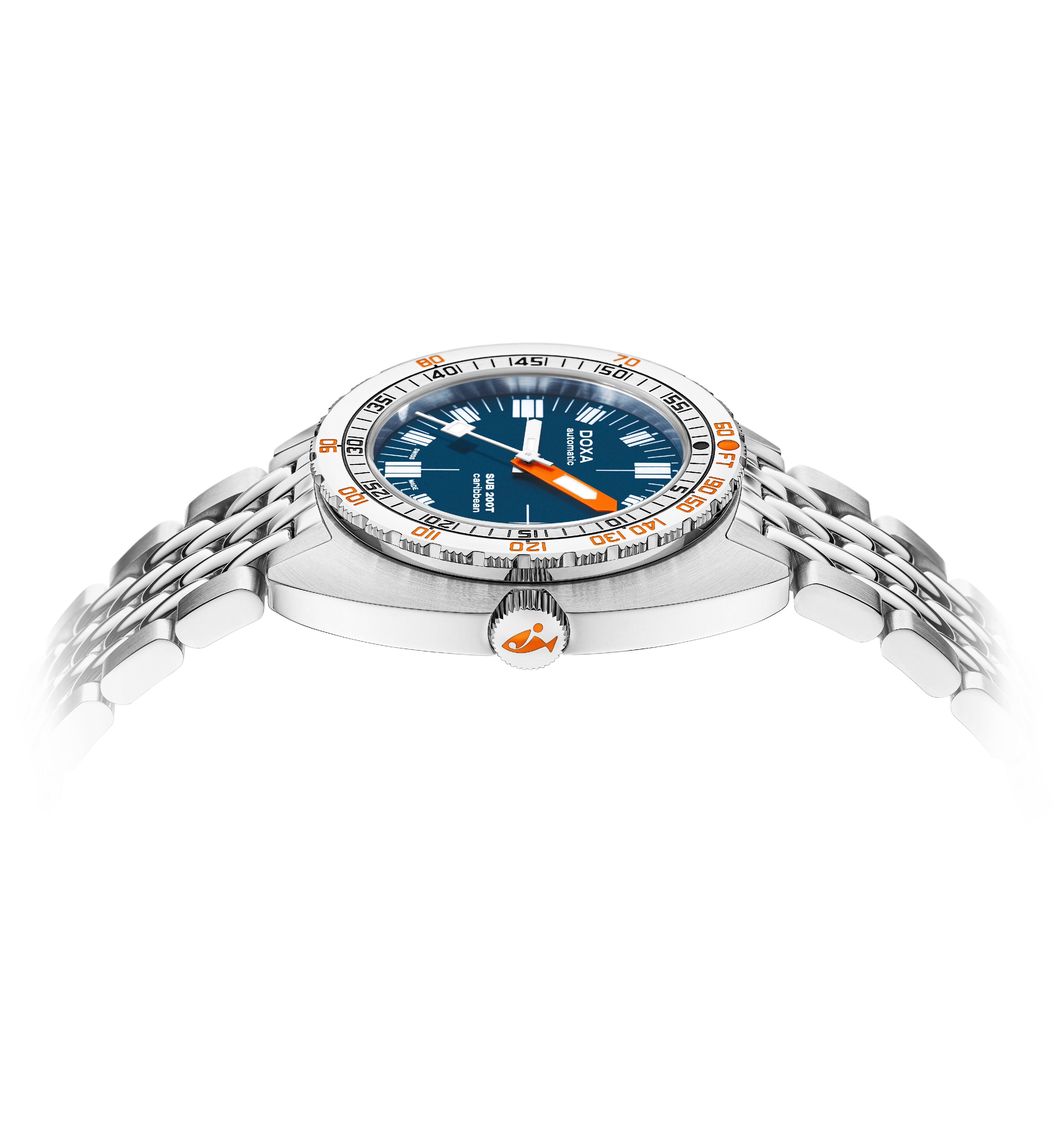 DOXA SUB 200T Caribbean Stainless Steel Bracelet 804.10.201S.10