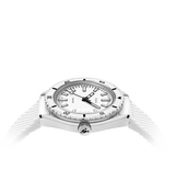 DOXA SUB 200 Whitepearl Stainless Steel Rubber Strap 799.15.011.23