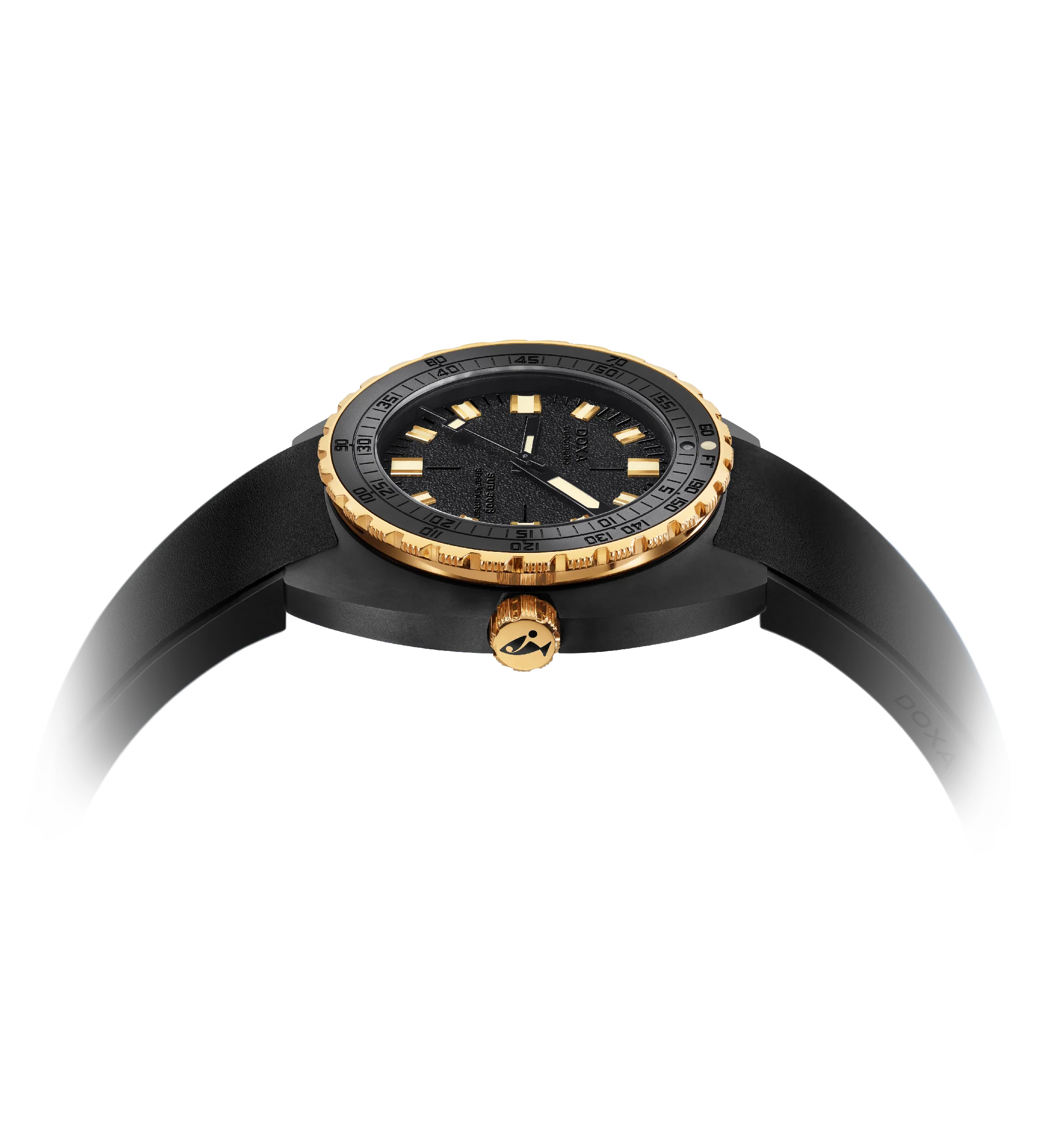 DOXA SUB 300 Beta Sharkhunter Ceramic Rubber Strap 830.20.101ND.20