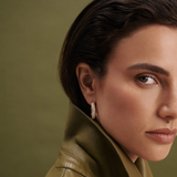 0.75 Carat Diamond Vera Huggie Earrings in 14ct Yellow Gold