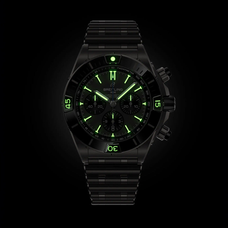 Breitling Super Chronomat Automatic Chronograph 44mm Watch EB0136251M1E1