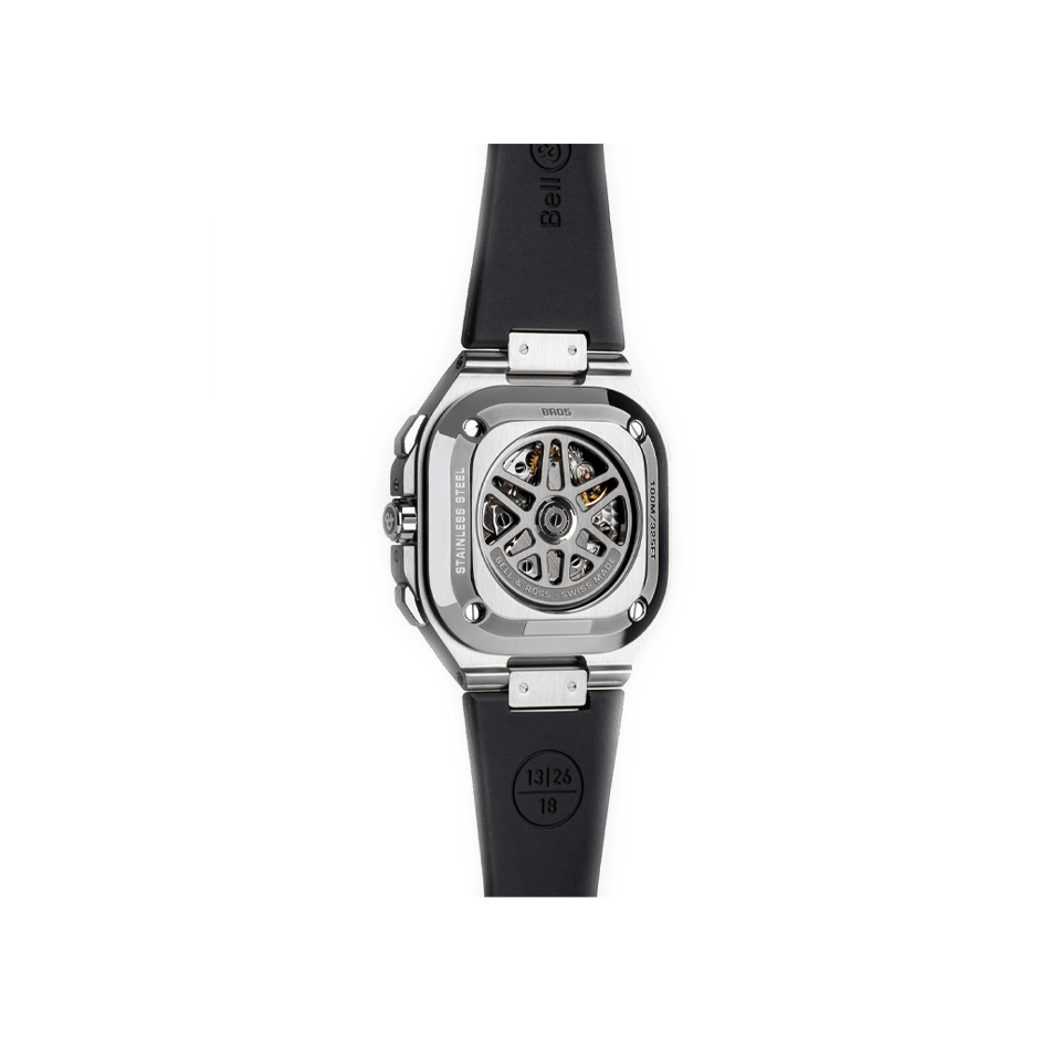 Bell & Ross BR-05 Automatic Chronograph 42mm Watch BR05C-RTH-STPG/SRB