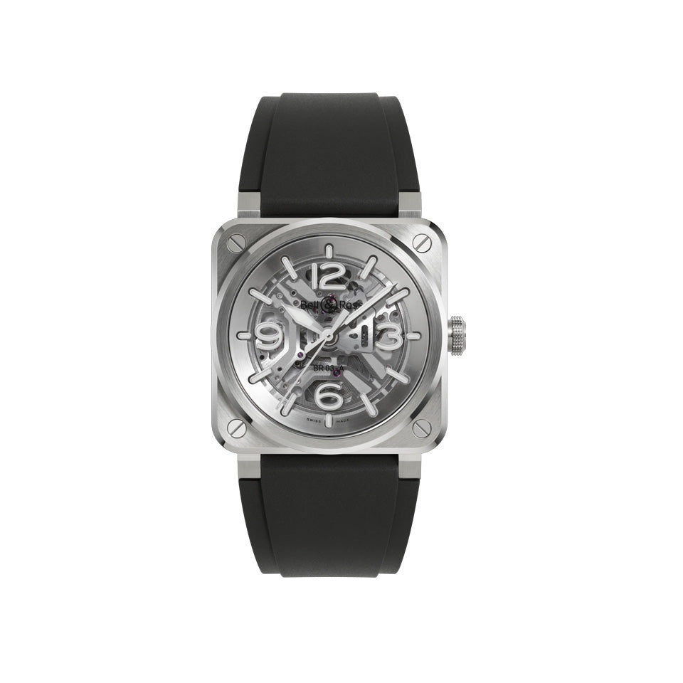 Bell & Ross BR-03 Automatic 41mm Watch BR03A-BL-SKST/SRB