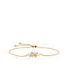 Diamond and Australian Opal Cluster Bracelet in 18ct Yellow Gold