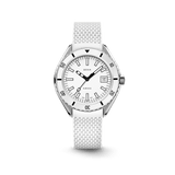 DOXA SUB 200 Whitepearl Stainless Steel Rubber Strap 799.15.011.23