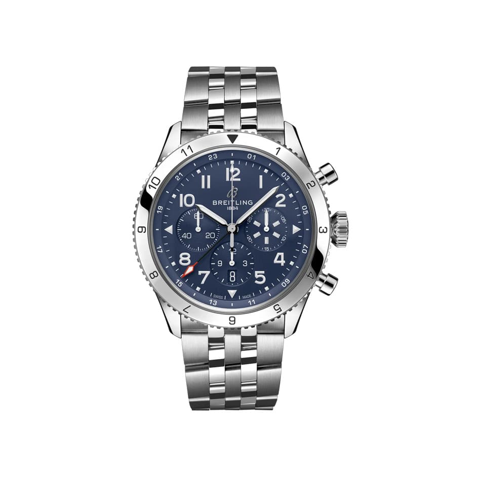 Breitling Super AVI Automatic Chronograph 46mm Watch AB04451A1C1A1