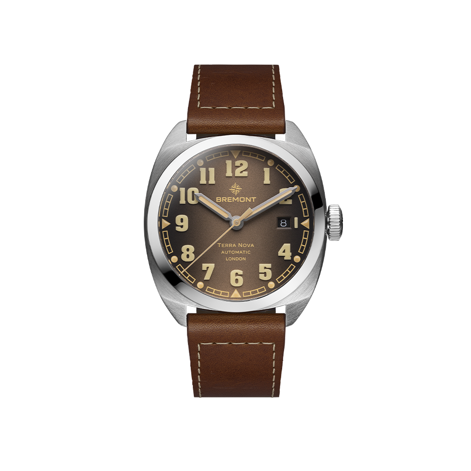 Bremont Terra Nova Automatic 40.50mm Watch TN40-DT-SS-BR-L-S
