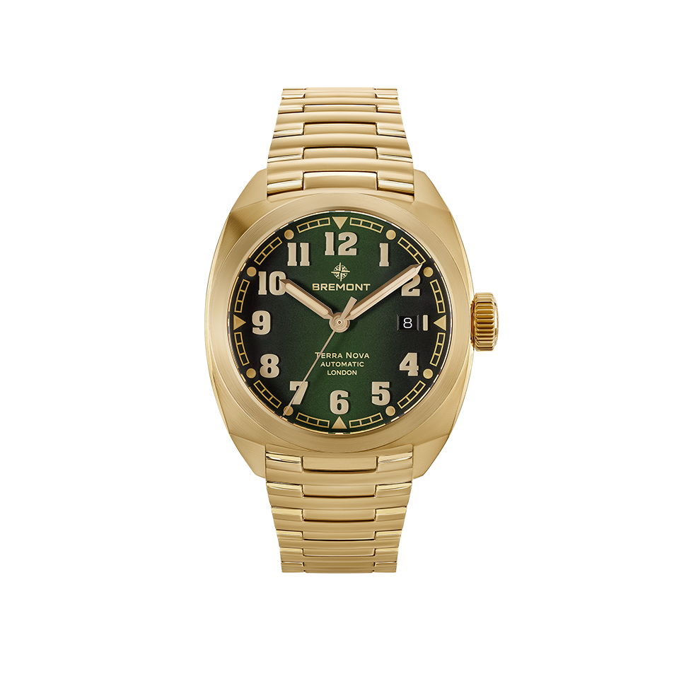 Bremont Terra Nova Automatic Bronze Cupro-Aluminium 40.50mm Watch TN40-DT-BZ-GN-B