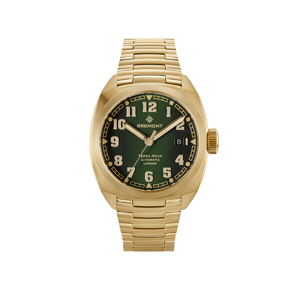 Bremont Terra Nova Automatic Bronze Cupro-Aluminium 40.50mm Watch TN40-DT-BZ-GN-B