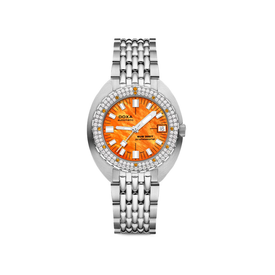 DOXA Sub 200T Diamonds Professional Watch 804.10D.351.10