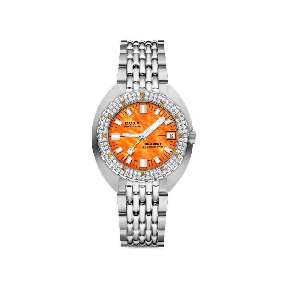DOXA Sub 200T Diamonds Professional Watch 804.10D.351.10