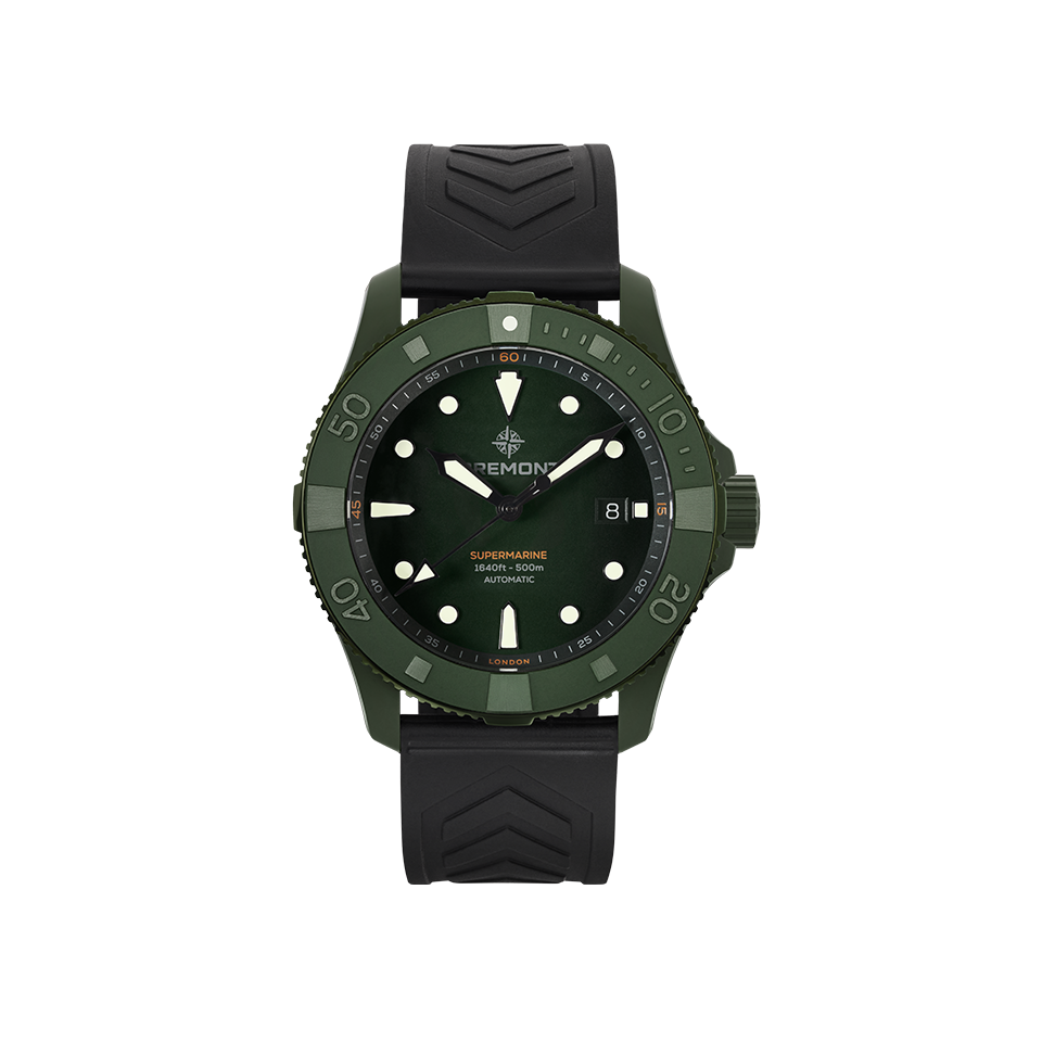 Bremont Supermarine Automatic 43mm Watch SM43-DT-GNCER-GN-R-S