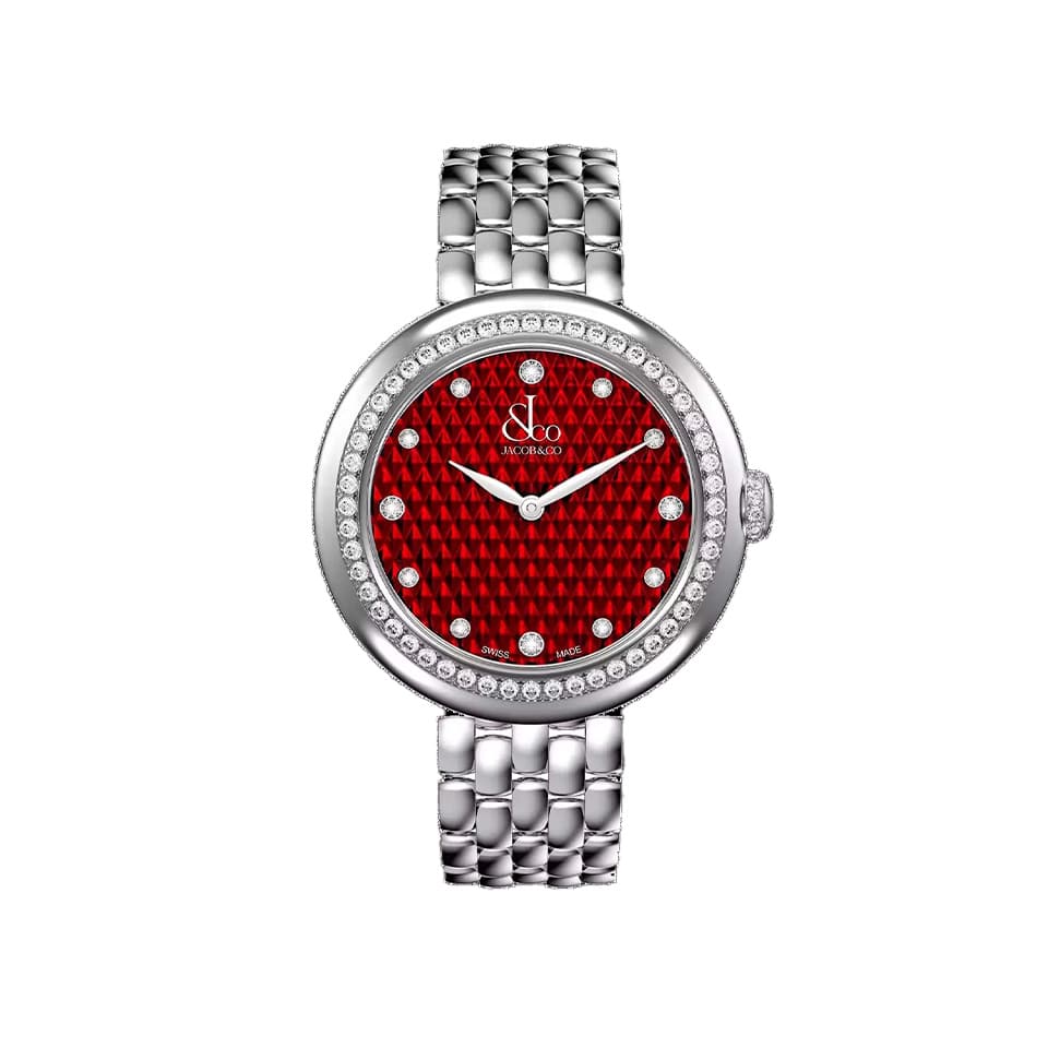 Jacob & Co. Brilliant Quartz 34mm Watch BQ015.10.RO.AD.ABALA