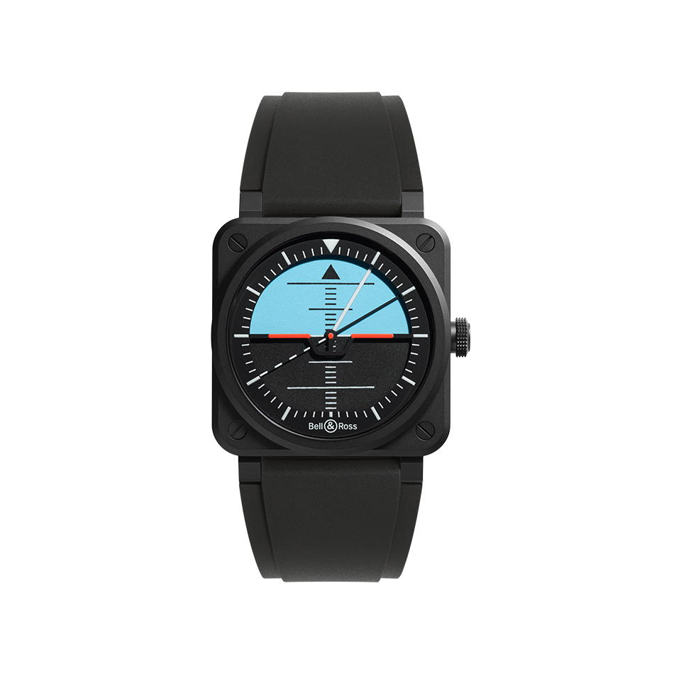 Bell & Ross BR-03 Horizon Automatic 41mm Watch BR03A-HRZ-CE/SRB